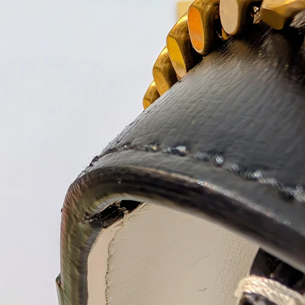 Yves Saint Laurent Sunset Black and White Shoulder Bag - Picture 7 of 16